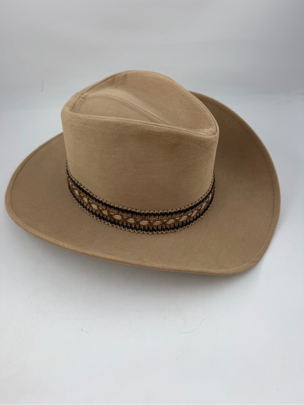 Resistol Vintage Stagecoach Ranchman Self-Conforming -SZ 7 1/8- Tan Western Hat